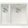 Blanco SUBLINE 340/160-U SILGRANIT® mosogató medence alulról való beépítéshez, jobbos főmedence, fehér 523562