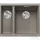 Blanco SUBLINE 340/160-U SILGRANIT® mosogató medence alulról való beépítéshez, jobbos főmedence, tartufo 523565