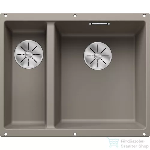 Blanco SUBLINE 340/160-U SILGRANIT® mosogató medence alulról való beépítéshez, jobbos főmedence, tartufo 523565