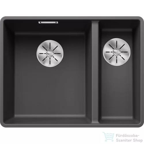 Blanco SUBLINE 340/160-F SILGRANIT® mosogató medence munkalapszintű beépítéshez, balos főmedence, palaszürke 523569