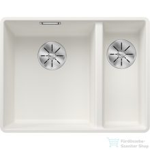   BLANCO SUBLINE 340/160-F gránit mosogató (szintbe épitésű verzió) balos főmedencével fehér 523571