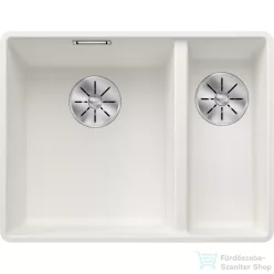   Blanco SUBLINE 340/160-F SILGRANIT® mosogató medence munkalapszintű beépítéshez, balos főmedence, fehér 523571