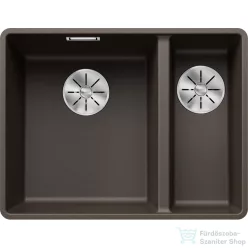   Blanco SUBLINE 340/160-F SILGRANIT® mosogató medence munkalapszintű beépítéshez, balos főmedence, kávé 523573