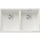 Blanco SUBLINE 350/350-U SILGRANIT® mosogató medence alulról való beépítéshez, fehér 523578