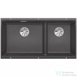   Blanco SUBLINE 480/320-U SILGRANIT® mosogató medence alulról való beépítéshez, balos főmedence, palaszürke 523585