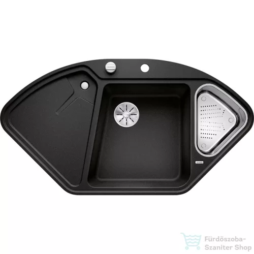 Blanco DELTA II-F 40S SILGRANIT® mosogató medence munkalapszintű beépítéshez, távműködtetővel, jobbos főmedence, antracit 523670