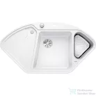 Blanco DELTA II-F 40S SILGRANIT® mosogató medence munkalapszintű beépítéshez, távműködtetővel, jobbos főmedence, fehér 523673