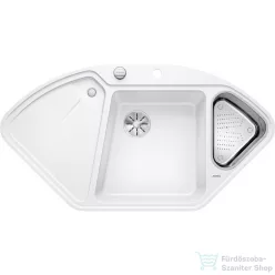   Blanco DELTA II-F 40S SILGRANIT® mosogató medence munkalapszintű beépítéshez, távműködtetővel, jobbos főmedence, fehér 523673