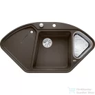 Blanco DELTA II-F 40S SILGRANIT® mosogató medence munkalapszintű beépítéshez, távműködtetővel, jobbos főmedence, kávé 523675