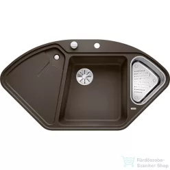  Blanco DELTA II-F 40S SILGRANIT® mosogató medence munkalapszintű beépítéshez, távműködtetővel, jobbos főmedence, kávé 523675