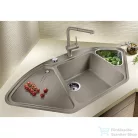 Blanco DELTA II-F 40S SILGRANIT® mosogató medence munkalapszintű beépítéshez, távműködtetővel, jobbos főmedence, kávé 523675