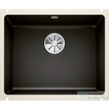   BLANCO SUBLINE 500-U Kerámia PuraPlus mosogató medence fekete 523740