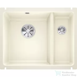   Blanco SUBLINE 350/150-U PuraPlus kerámia mosogató medence alulról való beépítéshez, balos főmedence, fényes magnólia 523742