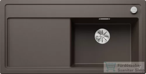 Blanco ZENAR XL 6 S SILGRANIT® mosogató medence, távműködtetővel, jobbos főmedence, kávé 523973