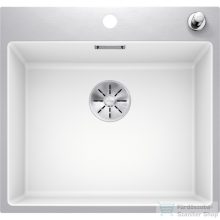   BLANCO SUBLINE 500-IF/A SteelFrame acélból és silgranit-ból lévő mosogatótál lefolyó távműködtetővel fehér 524112