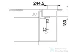 Blanco FAVUM 45 S SILGRANIT® mosogató medence, antracit 524227