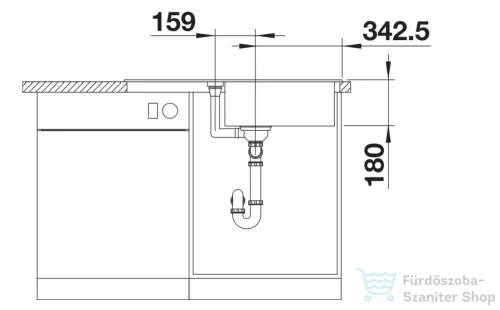 Blanco FAVUM XL 6 S SILGRANIT® mosogató meddence, fehér 524235