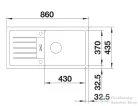 Blanco FAVUM XL 6 S SILGRANIT® mosogató meddence, kávé 524238