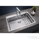 Blanco ETAGON 700-IF/A rozsdamentes acél mosogató medence, PushControl lefolyó-távműködtetővel, selyemfényű acél 524274