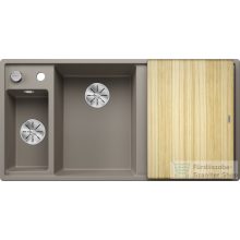   BLANCO AXIA III 6 S gránit mosogató fa vágódeszkával távműködtetővel balos tartufo 524650