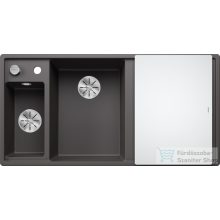   BLANCO AXIA III 6 S palaszürke gránit mosogató üveg vágólappal távműködtetővel balos   524654