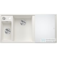   BLANCO AXIA III 6 S gránit mosogató fehér üveg vágólappal távműködtetővel balos   524657