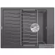 Blanco ELON 45 S SILGRANIT® mosogató medence, palaszürke 524825