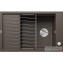   Blanco ELON XL 6S Silgranit mosogató medence Infino lefolyó-távműködtetővel kávé 524843