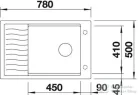 Blanco ELON XL 6 S SILGRANIT® mosogató medence, antracit 524844