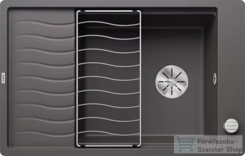 Blanco ELON XL 6 S-F SILGRANIT® mosogató medence munkalapszintű beépítéshez, távműködtetővel, palaszürke 524855