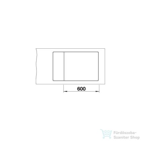 BLANCO ELON XL 6 S-F silgránit mosogató medence,forgatható kivitel,  munkalapszintű beépítés fehér 524857