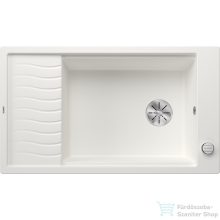   Blanco ELON XL 8 S forgatható Silgranit mosogató medence lefolyó, távműködtetővel fehér 524864