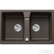   BLANCO LEXA 8 silgranit mosogatótál (lefolyó távműködtetővel) kávé 524969