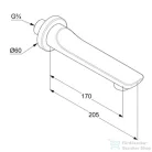 Kludi Balance kádbefolyó 5250305