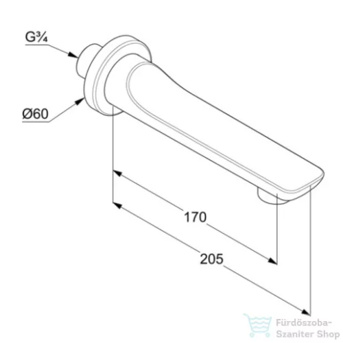 Kludi Balance kádbefolyó 5250305