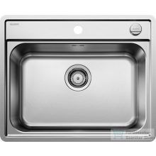   BLANCO LEMIS 6-IF fényezett rozsdamentes acél mosogatótál két furattal 525109