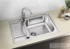 Blanco DINAS XL 6 S Compact rozsdamentes acél mosogató medence, távműködtetővel, 2 csaplyukkal, fényezett acél 525120
