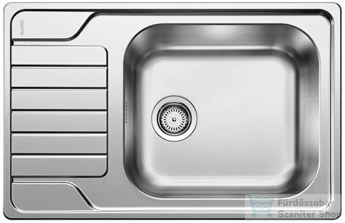 Blanco DINAS XL 6 S Compact rozsdamentes acél mosogató medence, csaplyuk nélkül, fényezett acél 525121
