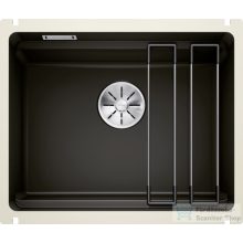   BLANCO ETAGON 500-U Kerámia PuraPlus mosogató medence fekete 525155