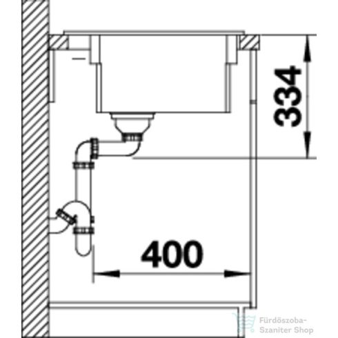 BLANCO ETAGON 6 Kerámia PuraPlus mosogató medence fényes magnólia 525157