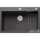 Blanco ETAGON 8 SILGRANIT® mosogató medence, távműködtetővel, palaszürke 525178