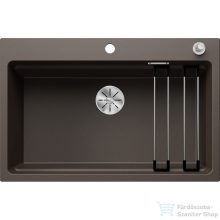   BLANCO ETAGON 8 kávé gránit mosogató (InFino lefolyó, távműködtetővel) 525186