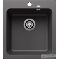   Blanco NAYA 45 46,5x51 cm-es SILGRANIT® mosogató medence, palaszürke 525223