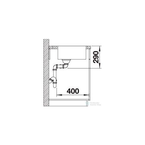 Blanco ANDANO 340/340-IF/A selyemfényű rozsdamentes acél mosogató 525248