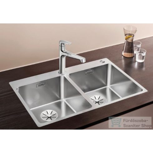 Blanco ANDANO 340/340-IF/A selyemfényű rozsdamentes acél mosogató 525248