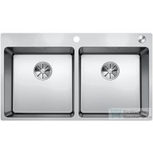   Blanco ANDANO 400/400-IF/A selyemfényű rozsdamentes acél mosogatótál PushControl lefolyó távműködtetővel (525249)