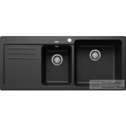   Blanco NAYA 8 S 116x50 cm-es SILGRANIT® mosogató medence, bal oldali csepegtetővel, antracit 525779