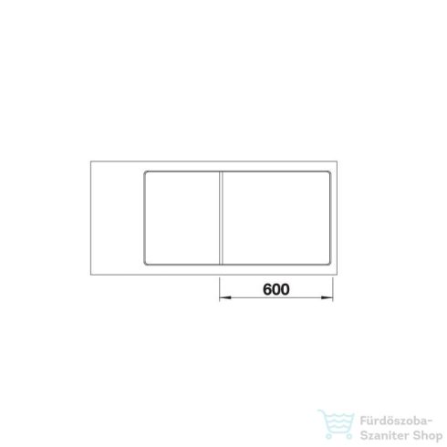 BLANCO AXIA III XL 6 S-F silgránit mosogató medence,forgatható kivitel, üveg vágólappal, munkalapszintű beépítés, fekete 525859