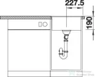 Blanco DALAGO 45-F SILGRANIT® mosogató medence munkalapszitű beépítéshez, távműködtetővel, fekete 525870