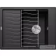 Blanco ELON 45 S SILGRANIT® mosogató medence, fekete 525880